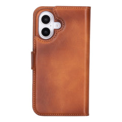 Funda tipo billetera de cuero con bloqueo RFID Florence para iPhone 15