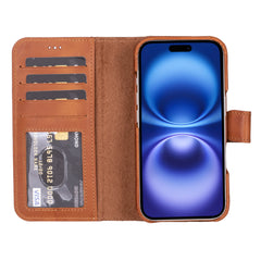 Florence RFID Blocking Leather Wallet Case for iPhone 16