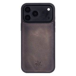 Funda de cuero Lucca Snap On para iPhone 15 Pro