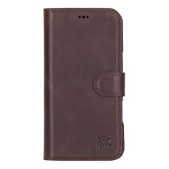 Funda tipo billetera de cuero con bloqueo RFID Florence para iPhone 15 Plus