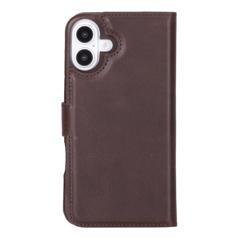 Florence RFID Blocking Leather Wallet Case for iPhone 16 Plus