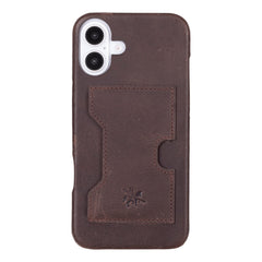 Funda tipo billetera de cuero con bloqueo RFID Florence para iPhone 15 Plus