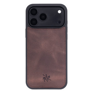 Funda de cuero Lucca Snap On para iPhone 15 Pro