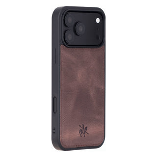 Funda de cuero Lucca Snap On para iPhone 15 Pro