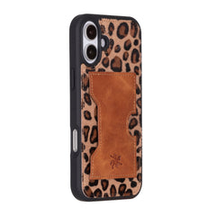 Funda tipo billetera de cuero con bloqueo RFID Florence para iPhone 15 Plus