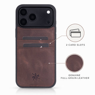 Capri Snap On Leather Wallet Case for iPhone 18 Pro