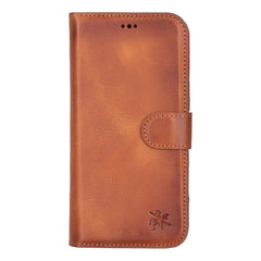 Funda tipo billetera de cuero con bloqueo RFID Florence para iPhone 15 Plus
