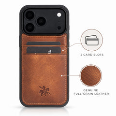 Capri Snap On Leather Wallet Case for iPhone 18 Pro Max