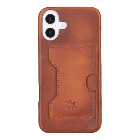 Florence RFID Blocking Leather Wallet Case for iPhone 16 Plus