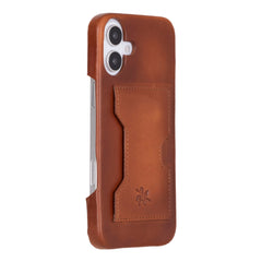 Funda tipo billetera de cuero con bloqueo RFID Florence para iPhone 15 Plus