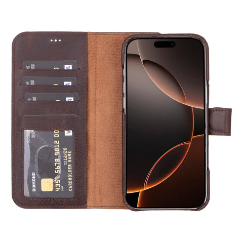 Florence RFID Blocking Leather Wallet Case for iPhone 16  Pro Max