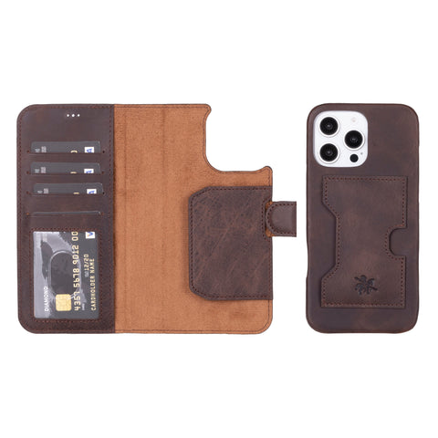 Florence RFID Blocking Leather Wallet Case for iPhone 16  Pro Max