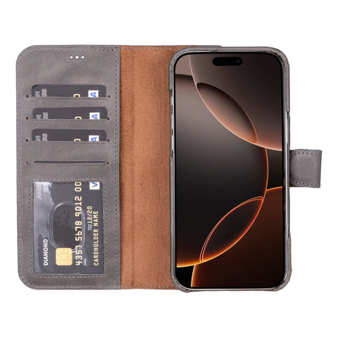 Florence RFID Blocking Leather Wallet Case for iPhone 16  Pro Max