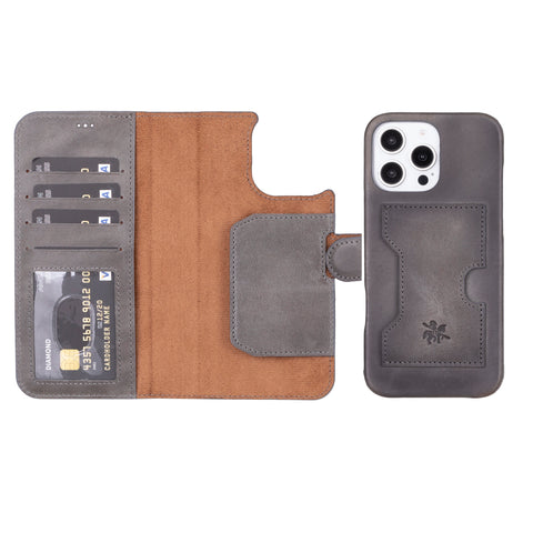 Florence RFID Blocking Leather Wallet Case for iPhone 16  Pro Max