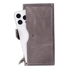 Lozan Crossbody Leather Wallet