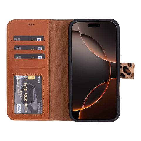 Florence RFID Blocking Leather Wallet Case for iPhone 16  Pro Max