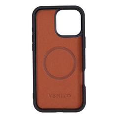 Funda tipo billetera de cuero con bloqueo RFID Florence para iPhone 15 Pro Max