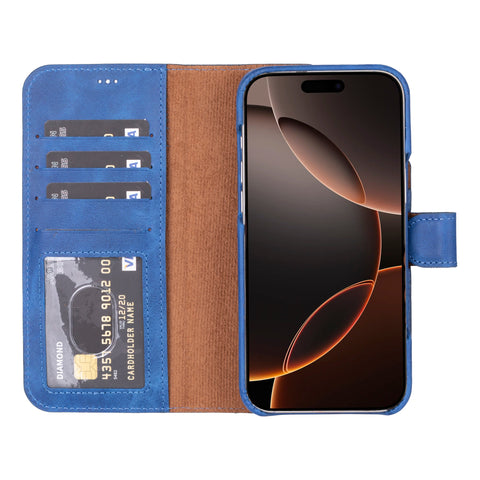 Florence RFID Blocking Leather Wallet Case for iPhone 16  Pro Max