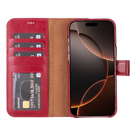 Florence RFID Blocking Leather Wallet Case for iPhone 16  Pro Max