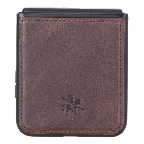 Lucca Snap-On Leather Case for Samsung Galaxy Z Flip 6 (6.7 inches)