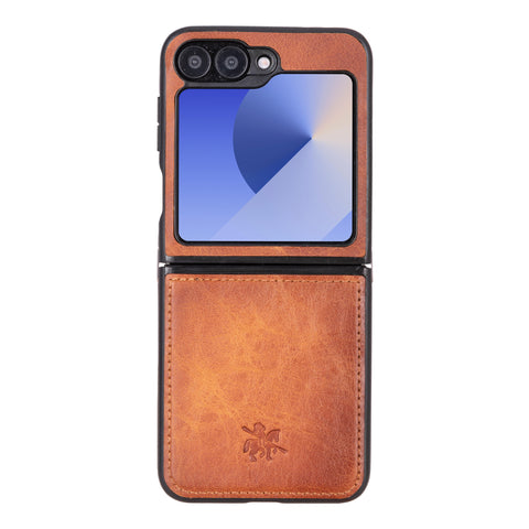 Lucca Leather Case for Galaxy Z Flip 6 - Durable Snap-On Style Venito Leather Lucca Leather Case for Galaxy Z Flip 6 - Durable Snap-On Style Venito Leather