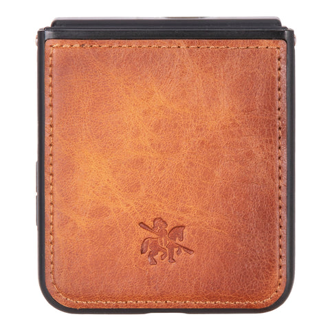 Lucca Snap-On Leather Case for Samsung Galaxy Z Flip 6 (6.7 inches)