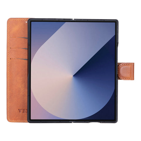 Trieste Leather Wallet Case for Samsung Galaxy Z Fold 7