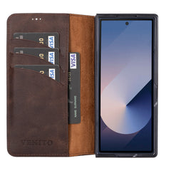 Funda tipo billetera de cuero Trieste para Samsung Galaxy Z Fold 5