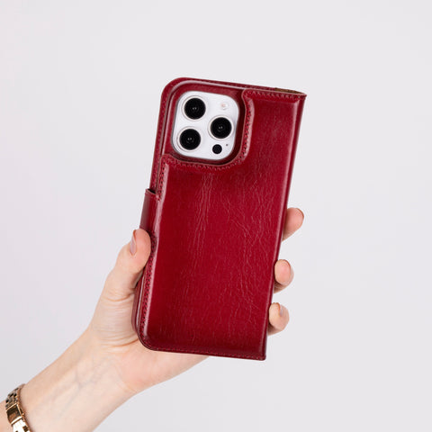 Florence RFID Blocking Leather Wallet Case for iPhone 16  Pro Max