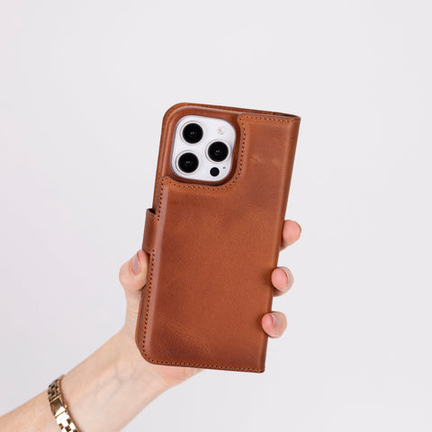 Florence RFID Blocking Leather Wallet Case for iPhone 16  Pro Max