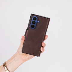 Funda tipo billetera de cuero Trieste para Samsung Galaxy Z Fold 5