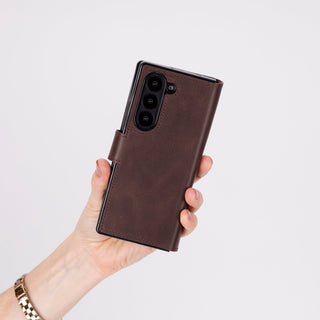 Funda tipo billetera de cuero Trieste para Samsung Galaxy Z Fold 5