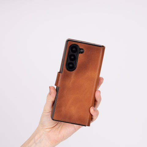 Trieste Leather Wallet Case for Samsung Galaxy Z Fold 6
