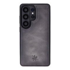 Funda de cuero Lucca Snap On para Samsung Galaxy S24 Ultra