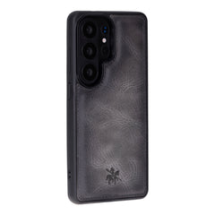 Funda de cuero Lucca Snap On para Samsung Galaxy S24 Ultra