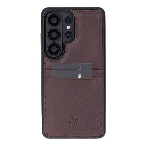 Funda tipo billetera de cuero Capri Snap On para Samsung Galaxy S24 Ultra