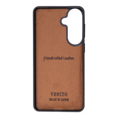 Funda de cuero Lucca Snap On para Samsung Galaxy S24 Plus