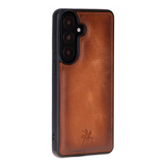 Funda de cuero Lucca Snap On para Samsung Galaxy S24 Plus