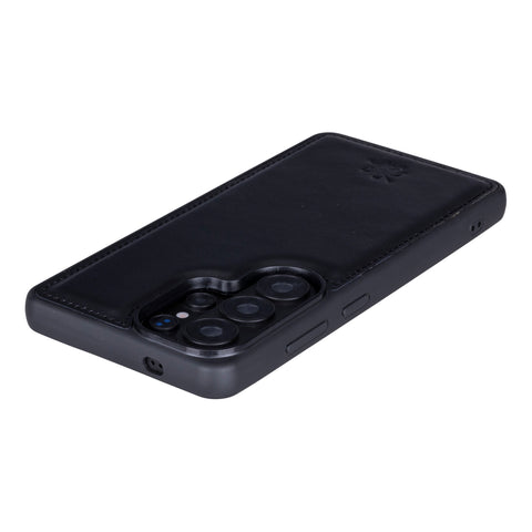 Funda de cuero Lucca Snap On para Samsung Galaxy S24 Ultra