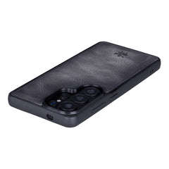 Funda de cuero Lucca Snap On para Samsung Galaxy S24 Ultra