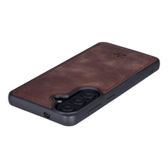 Funda de cuero Lucca Snap On para Samsung Galaxy S24 Plus