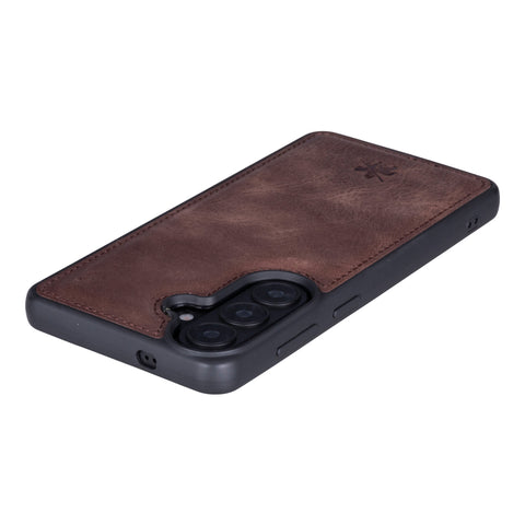 Funda de cuero Lucca Snap On para Samsung Galaxy S24