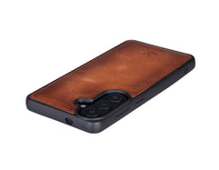 Funda de cuero Lucca Snap On para Samsung Galaxy S24 Plus