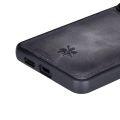 Funda de cuero Lucca Snap On para Samsung Galaxy S24 Ultra
