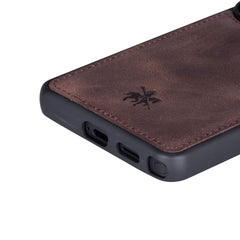 Funda de cuero Lucca Snap On para Samsung Galaxy S24