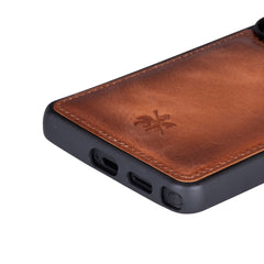 Funda de cuero Lucca Snap On para Samsung Galaxy S24 Plus