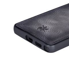 Funda de cuero Lucca Snap On para Samsung Galaxy S24 Plus