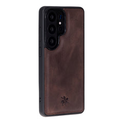 Funda de cuero Lucca Snap On para Samsung Galaxy S24 Ultra