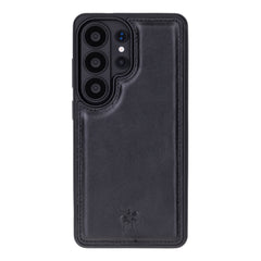 Funda de cuero Lucca Snap On para Samsung Galaxy S24 Ultra