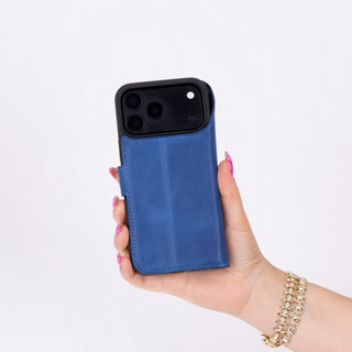 Ravenna RFID Blocking Detachable Leather Wallet Case for iPhone 18 Pro
